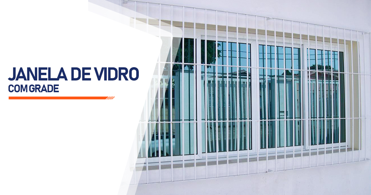 Janela De Vidro Com Grade Boa Vista Dr. Airton Rocha RR